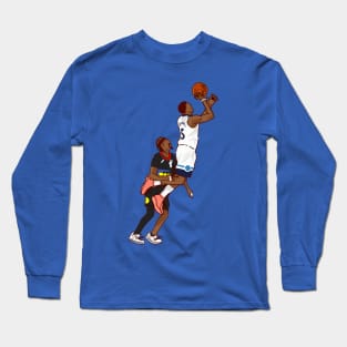 Anthony Edwards vs Denver Nuggets Long Sleeve T-Shirt